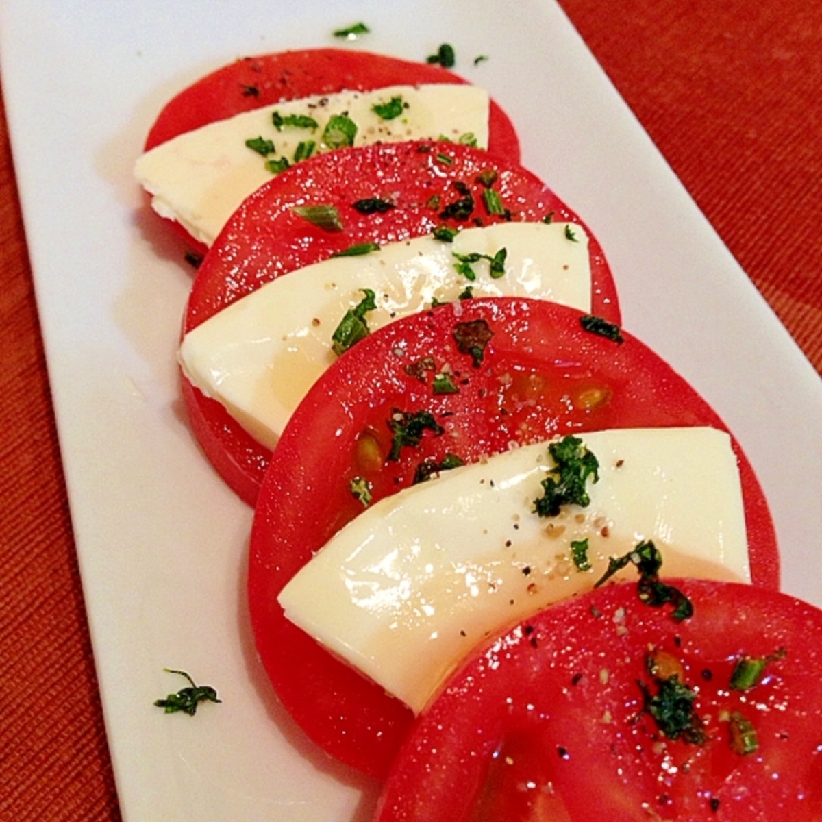 パセリでカプレーゼ レシピ 作り方 By ミニオンつるつる 楽天レシピ